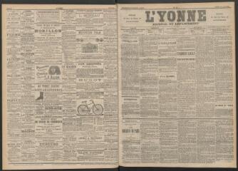 3 vues - L\'Yonne : journal du département, n° 31, lundi 6 février 1893 (ouvre la visionneuse)