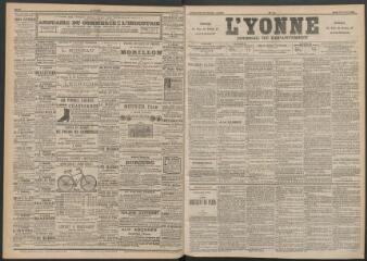 3 vues - L\'Yonne : journal du département, n° 34, jeudi 9 février 1893 (ouvre la visionneuse)