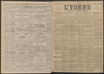 3 vues - L\'Yonne : journal du département, n° 36, samedi 11 février 1893 (ouvre la visionneuse)