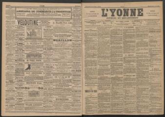 3 vues - L\'Yonne : journal du département, n° 41, samedi 18 février 1893 (ouvre la visionneuse)