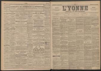 3 vues - L\'Yonne : journal du département, n° 44, mercredi 22 février 1893 (ouvre la visionneuse)