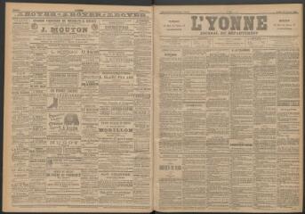 3 vues - L\'Yonne : journal du département, n° 48, lundi 27 février 1893 (ouvre la visionneuse)