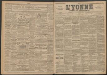 3 vues - L\'Yonne : journal du département, n° 49, mardi 28 février 1893 (ouvre la visionneuse)