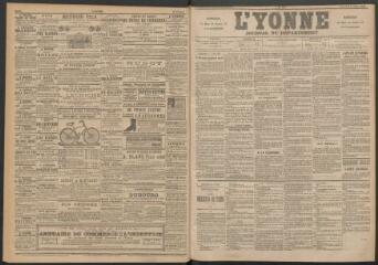 3 vues - L\'Yonne : journal du département, n° 50, mercredi 1 mars 1893 (ouvre la visionneuse)