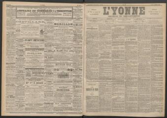 3 vues - L\'Yonne : journal du département, n° 74, jeudi 30 mars 1893 (ouvre la visionneuse)