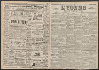 3 vues - L\'Yonne : journal du département, n° 109, vendredi 12 mai 1893 (ouvre la visionneuse)