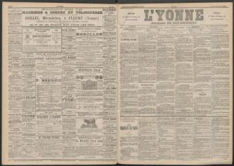 3 vues - L\'Yonne : journal du département, n° 115, vendredi 19 mai 1893 (ouvre la visionneuse)