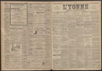 3 vues - L\'Yonne : journal du département, n° 178, vendredi 4 août 1893 (ouvre la visionneuse)