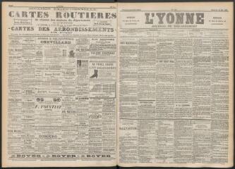 3 vues - L\'Yonne : journal du département, n° 117, mercredi 23 mai 1894 (ouvre la visionneuse)