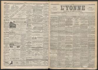 3 vues - L\'Yonne : journal du département, n° 120, samedi 26 mai 1894 (ouvre la visionneuse)