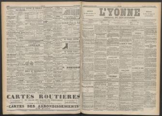 3 vues - L\'Yonne : journal du département, n° 212, vendredi 14 septembre 1894 (ouvre la visionneuse)