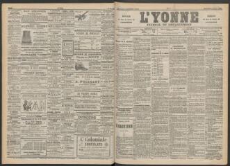 3 vues - L\'Yonne : journal du département, n° 7, mercredi 9 janvier 1895 (ouvre la visionneuse)