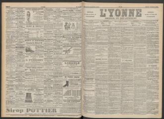 3 vues - L\'Yonne : journal du département, n° 16, samedi 19 janvier 1895 (ouvre la visionneuse)