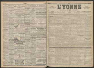 3 vues - L\'Yonne : journal du département, n° 61, jeudi 14 mars 1895 (ouvre la visionneuse)