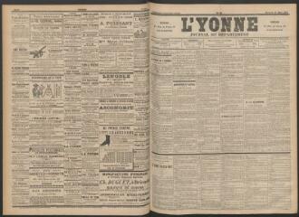 3 vues - L\'Yonne : journal du département, n° 66, mercredi 20 mars 1895 (ouvre la visionneuse)
