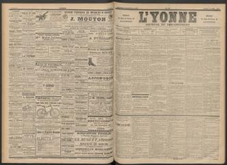 3 vues - L\'Yonne : journal du département, n° 75, samedi 30 mars 1895 (ouvre la visionneuse)