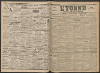 3 vues - L\'Yonne : journal du département, n° 116, samedi 18 mai 1895 (ouvre la visionneuse)