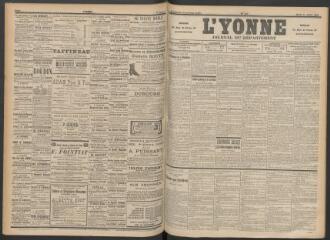 3 vues - L\'Yonne : journal du département, n° 170, mardi 23 juillet 1895 (ouvre la visionneuse)