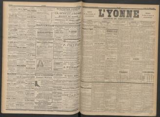 3 vues - L\'Yonne : journal du département, n° 175, lundi 29 juillet 1895 (ouvre la visionneuse)
