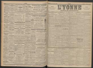 3 vues - L\'Yonne : journal du département, n° 208, samedi 7 septembre 1895 (ouvre la visionneuse)