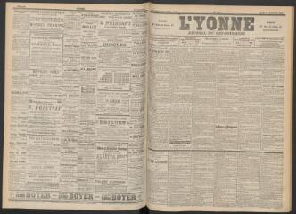 3 vues - L\'Yonne : journal du département, n° 224, jeudi 26 septembre 1895 (ouvre la visionneuse)
