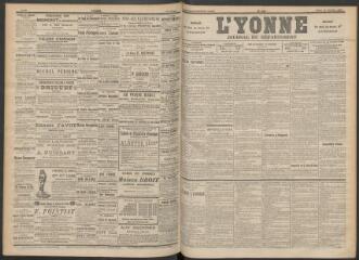 3 vues - L\'Yonne : journal du département, n° 240, mardi 15 octobre 1895 (ouvre la visionneuse)