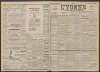 3 vues - L\'Yonne : journal du département, n° 297, lundi 16 décembre 1895 (ouvre la visionneuse)