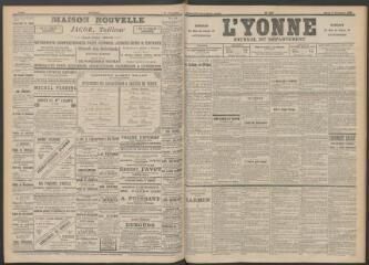 3 vues - L\'Yonne : journal du département, n° 298, mardi 17 décembre 1895 (ouvre la visionneuse)