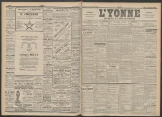 3 vues - L\'Yonne : journal du département, n° 303, mardi 24 décembre 1895 (ouvre la visionneuse)