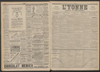 3 vues - L\'Yonne : journal du département, n° 4, 6 janvier 1896 (ouvre la visionneuse)