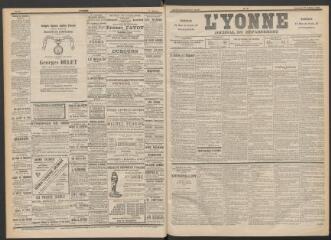 3 vues - L\'Yonne : journal du département, n° 8, 10 janvier 1896 (ouvre la visionneuse)