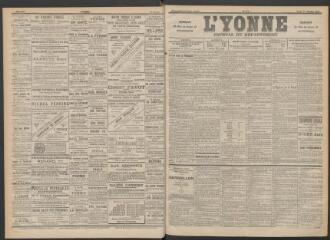 4 vues - L\'Yonne : journal du département, n° 13, 16 janvier 1896 (ouvre la visionneuse)