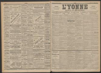 3 vues - L\'Yonne : journal du département, n° 20, 24 janvier 1896 (ouvre la visionneuse)