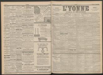 3 vues - L\'Yonne : journal du département, n° 60, 13 mars 1896 (ouvre la visionneuse)
