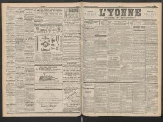 3 vues - L\'Yonne : journal du département, n° 70, 25 mars 1896 (ouvre la visionneuse)