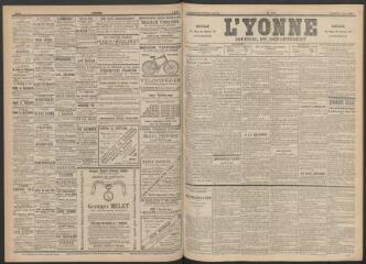 3 vues - L\'Yonne : journal du département, n° 129, 5 juin 1896 (ouvre la visionneuse)