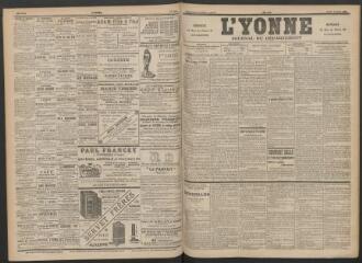 3 vues - L\'Yonne : journal du département, n° 140, 18 juin 1896 (ouvre la visionneuse)