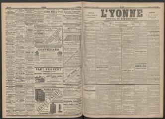 3 vues - L\'Yonne : journal du département, n° 152, 2 juillet 1896 (ouvre la visionneuse)