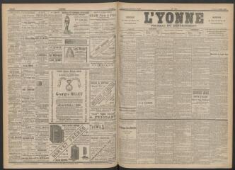 3 vues - L\'Yonne : journal du département, n° 155, 6 juillet 1896 (ouvre la visionneuse)