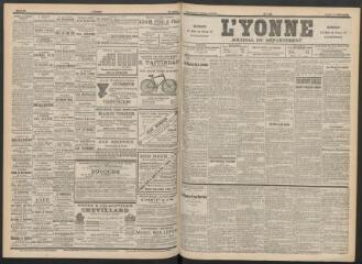 3 vues - L\'Yonne : journal du département, n° 169, 23 juillet 1896 (ouvre la visionneuse)