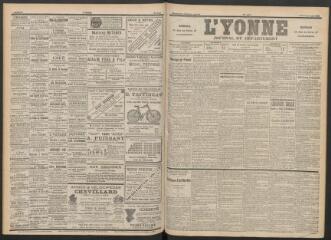 3 vues - L\'Yonne : journal du département, n° 193, 22 août 1896 (ouvre la visionneuse)