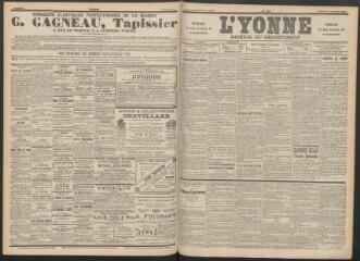 3 vues - L\'Yonne : journal du département, n° 205, 5 septembre 1896 (ouvre la visionneuse)
