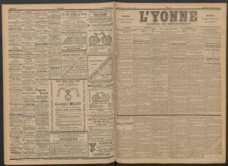 3 vues - L\'Yonne : journal du département, n° 215, 17 septembre 1896 (ouvre la visionneuse)