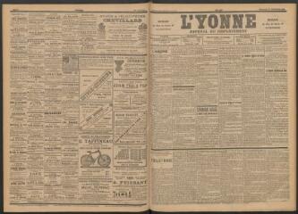 3 vues - L\'Yonne : journal du département, n° 220, 23 septembre 1896 (ouvre la visionneuse)