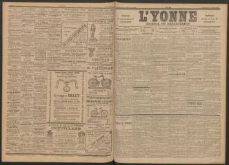 3 vues - L\'Yonne : journal du département, n° 228, 2 octobre 1896 (ouvre la visionneuse)