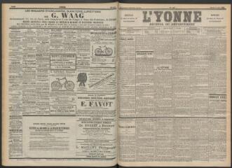 3 vues - L\'Yonne : journal du département, n° 193, mardi 24 août 1897 (ouvre la visionneuse)
