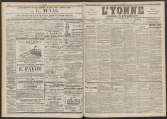 3 vues - L\'Yonne : journal du département, n° 78, mardi 5 avril 1898 (ouvre la visionneuse)