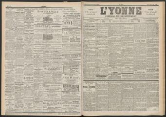 3 vues - L\'Yonne : journal du département, n° 120, jeudi 26 mai 1898 (ouvre la visionneuse)