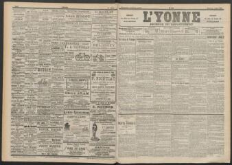 3 vues - L\'Yonne : journal du département, n° 159, mardi 12 juillet 1898 (ouvre la visionneuse)