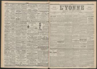 3 vues - L\'Yonne : journal du département, n° 178, jeudi 4 août 1898 (ouvre la visionneuse)